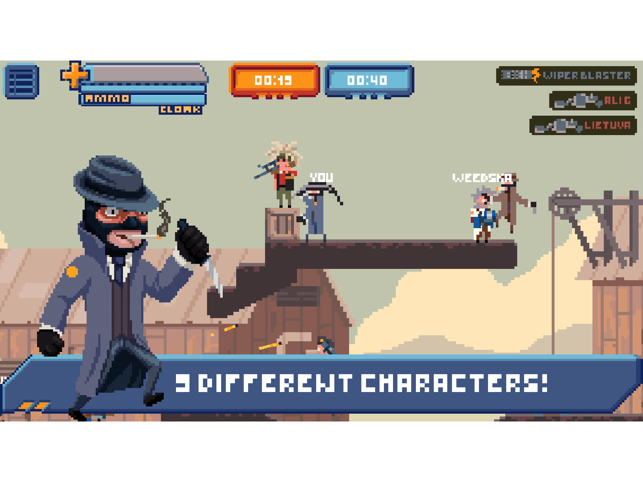 ‎Gangfort - Online 2D Platformer Shooter Screenshot