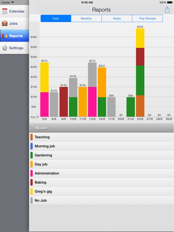 SalaryBook HD Timesheet