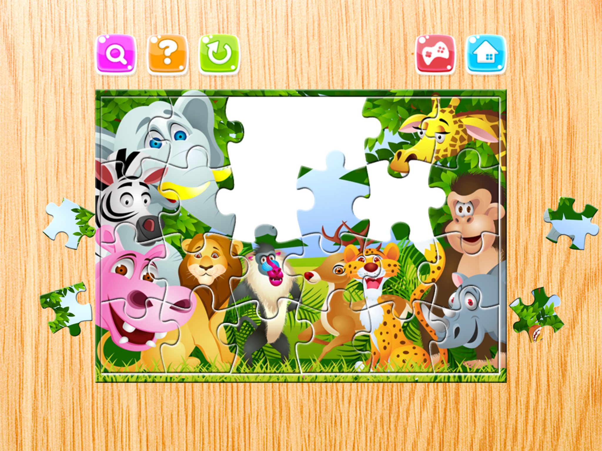 Animals Puzzle Games Free Jigsaw Puzzles for Kids screenshot 6