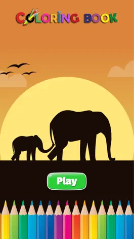 Game screenshot слон раскраски для детей: научиться рисовать слонов и мамонтов mod apk