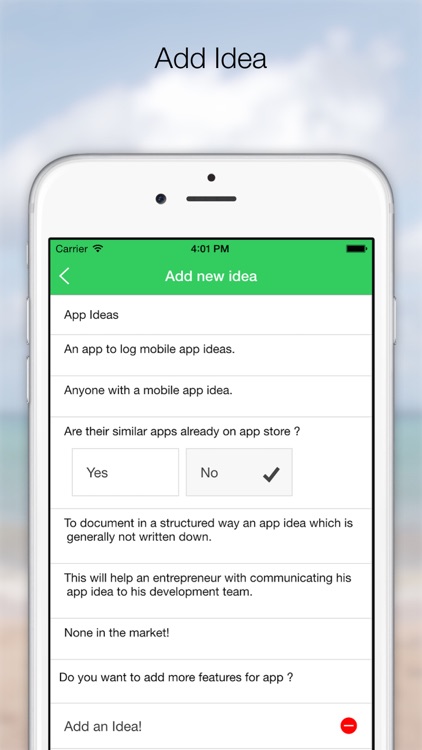 App Ideas - Document your mobile app ideas now!