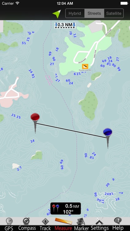 Lake Sidney Lanier GPS Nautical charts