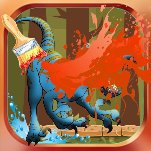 Coloring For Kids Cartoons Dino Dan Version iOS App