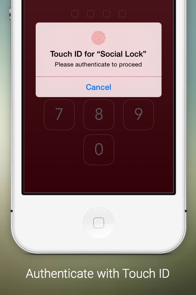 Social Lock - For Social Network & Online Dating ( RED ) version screenshot 2