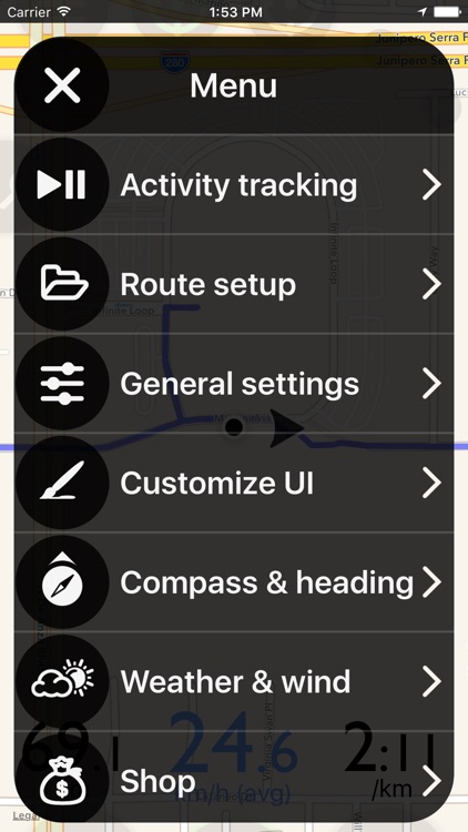 iBike HUD