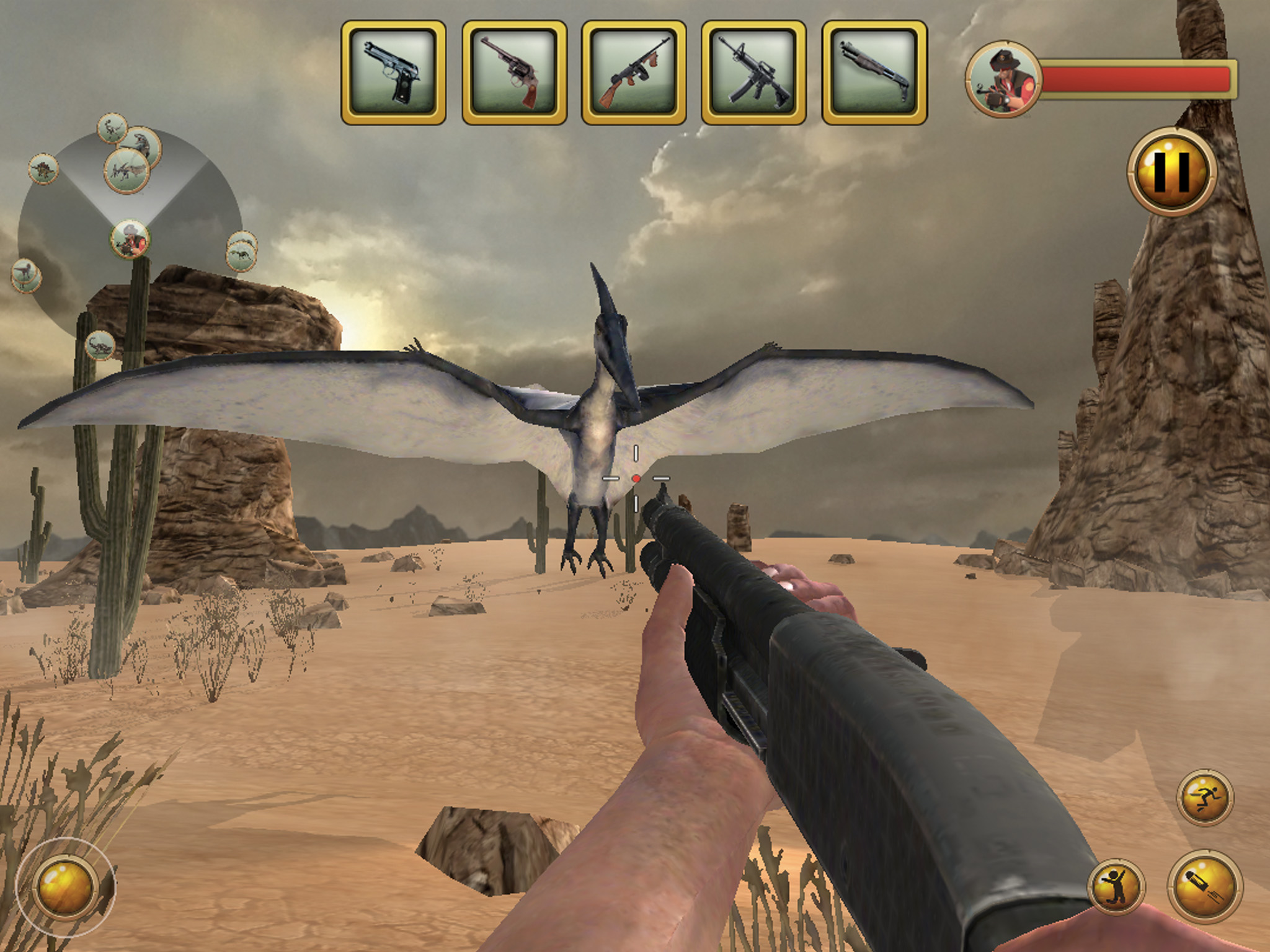Jurassic Dinosaur Hunter Simulator 2016 : Desert Challenge screenshot 5