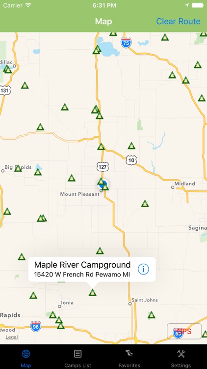 Michigan – Camping & RV spots