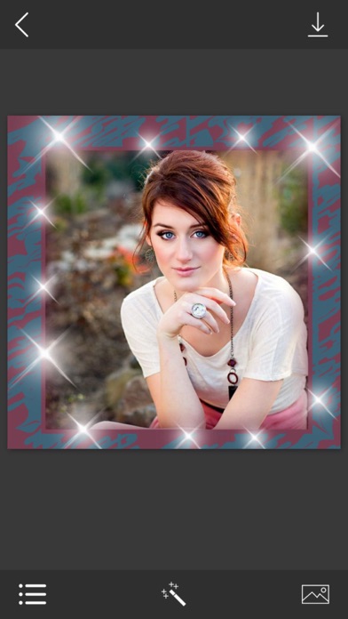 Girly Pics Photo Frames - Instant Frame Maker & Photo Editor iPhone screenshot 4 - Photo & Video app