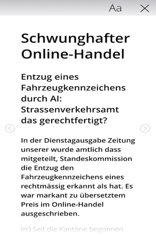 Appenzeller Volksfreund screenshot 4