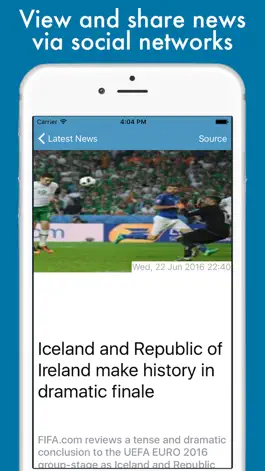Game screenshot Football News - Worldwide Edition hack