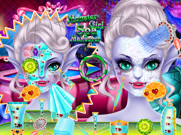 Monster Girl Spa Makeup