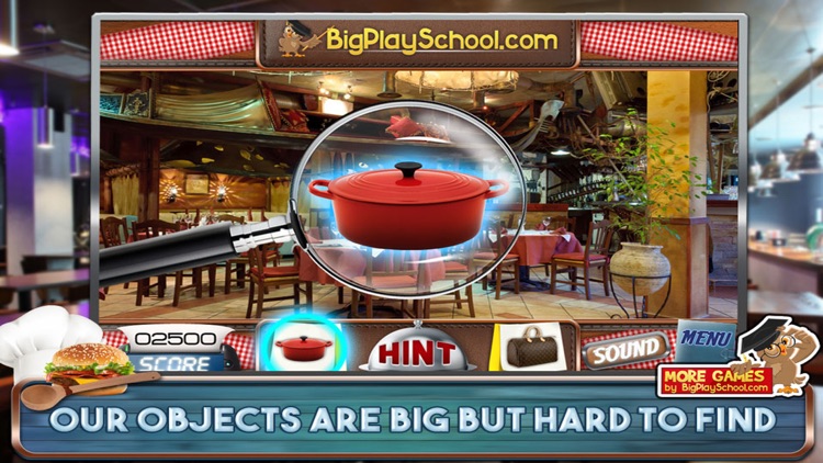 Petit Restaurant Hidden Objects Game