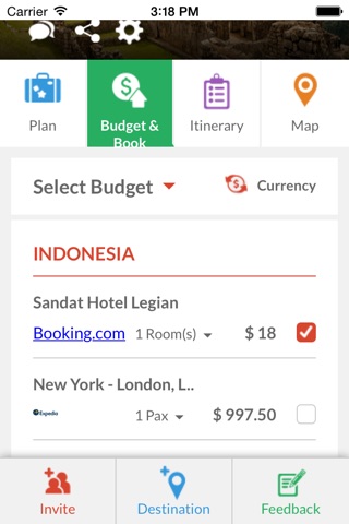 MyTripKarma screenshot 2