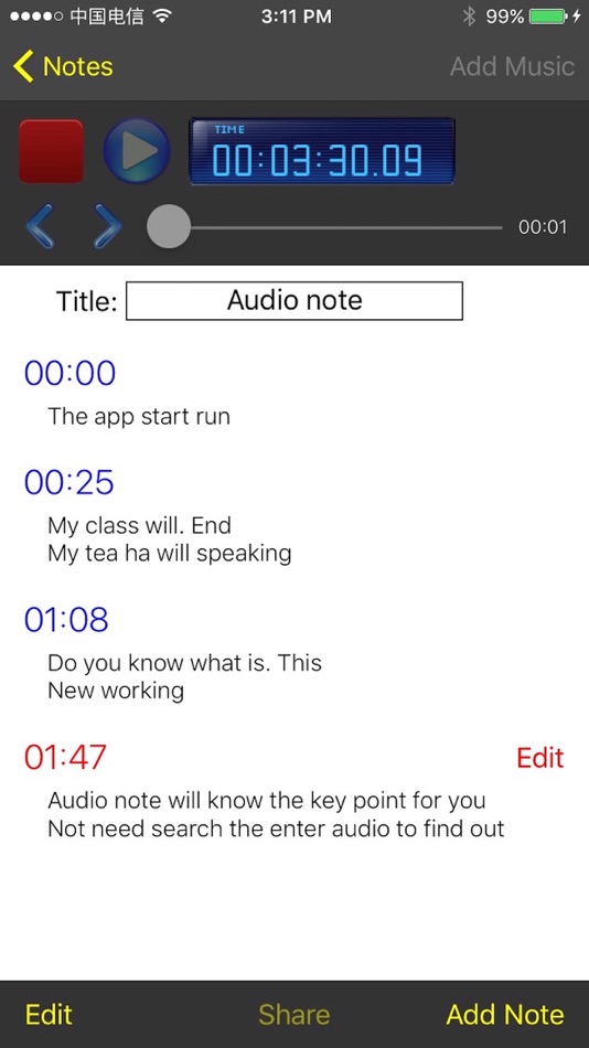 Meeting Lecture & Voice Audio Notes Record - 3.2.5 - (iOS)