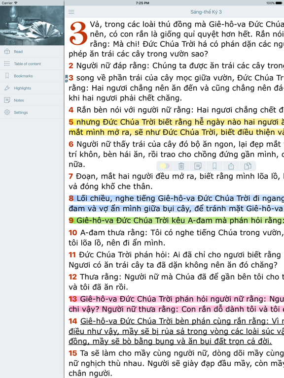 Screenshot #6 pour Kinh Thánh (Vietnamese Holy Bible Offline Version)