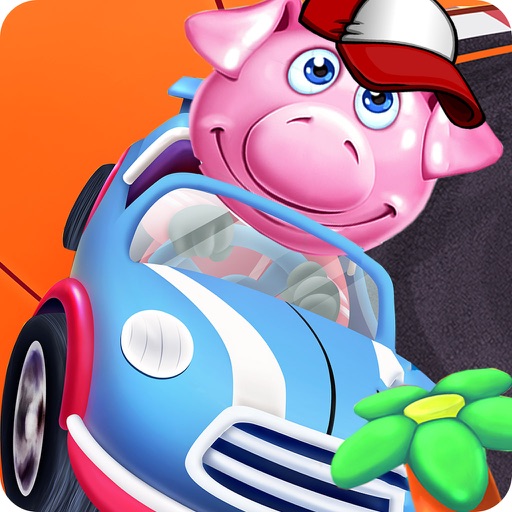 Pet's Island - Piggy's Racing City icon