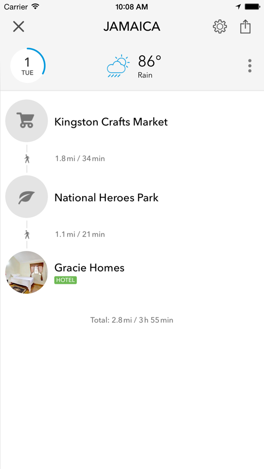 #5. Jamaica Trip Planner, Travel Guide & Offline City Map for Kingston, Montego Bay or Negril (iOS) De: Tripomatic s.r.o.