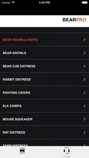 real bear calls - bear hunting calls - bear sounds iphone screenshot 1