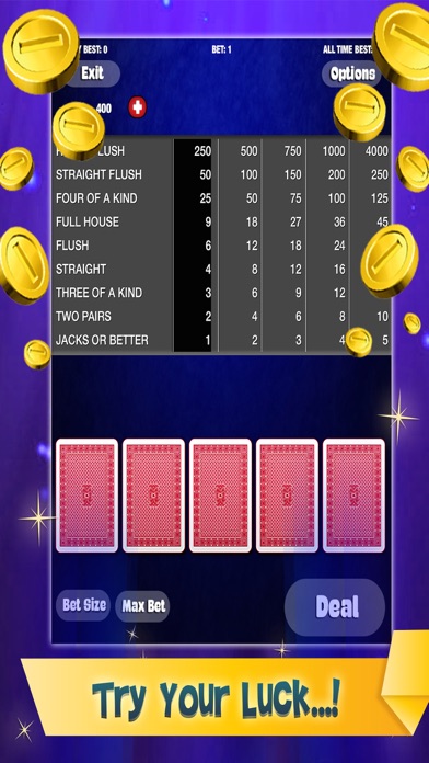 Screenshot #2 pour VIP Vidéo Poker - Texas Hold'em réel Casino Vegas slot