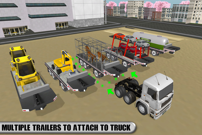 Ultimate Big Truck Car Transport Trailer Simulator