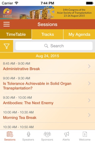 CAST 2015 screenshot 2
