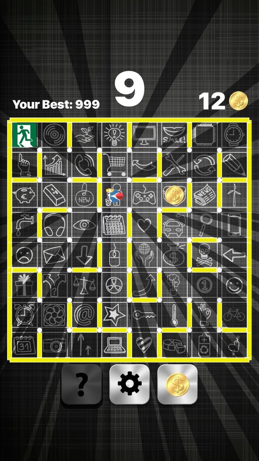 #4. Invisible Maze - find the way to exit! (iOS) By: Quantis,Inc.