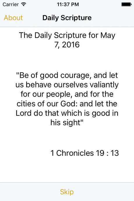 Daily Scripture Verse