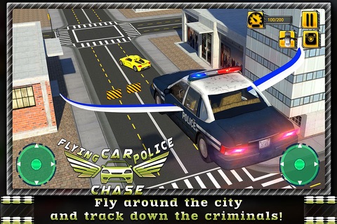 Flying Car Police Chase screenshot 2