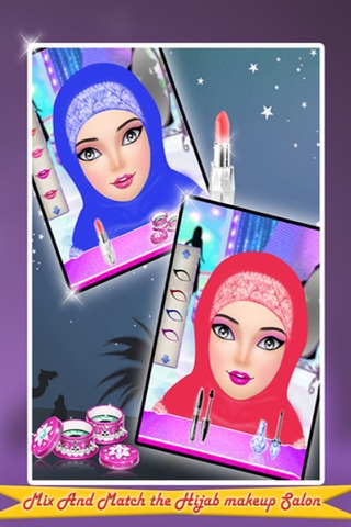 Hijab Makeup Salon - Makeover Game screenshot 2