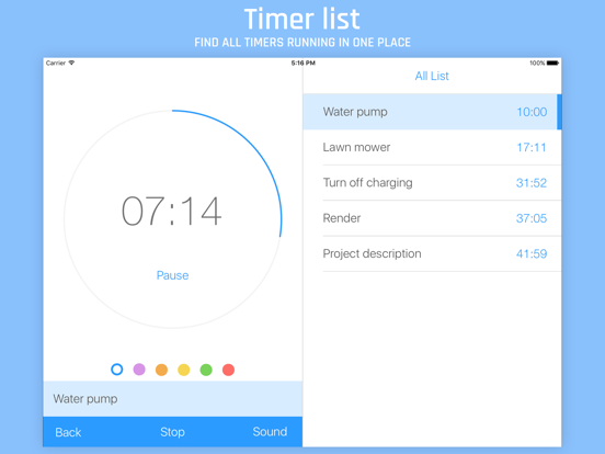 Screenshot #6 pour Pro Timer - Time Manager & Goal Tracker