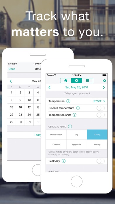 Screenshot #3 pour Groove - Period & Fertility Tracker