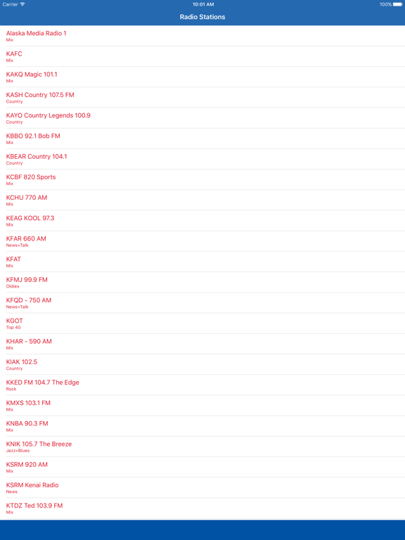 Screenshot #4 pour Radio Alaska FM - Streaming and listen to live online music, news show and American charts from the USA