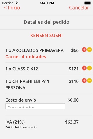 Kensen Sushi screenshot 3