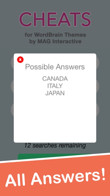 All Answers & Cheats for "WordBrain Themes" Word Game Developed by MAG Interactive ~ FREE