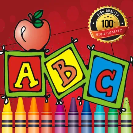 Preschool Easy Coloring Book - tracing abc coloring pages learning games free for kids and toddlers any age Cheats