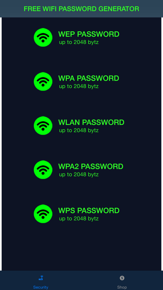 #2. FREE WIFI PASSWORD GENERATOR (iOS) 由: Ferran Espuna Prat