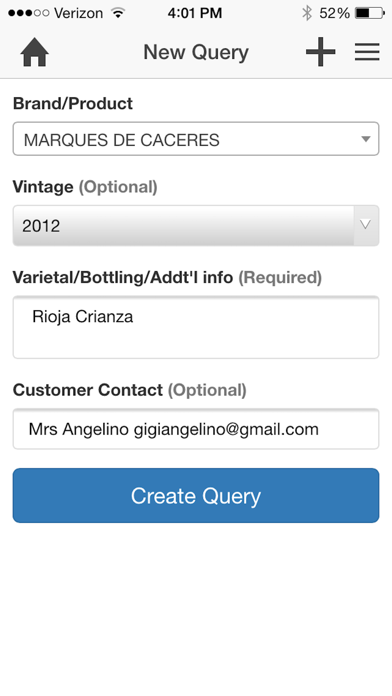 BevQuery app screenshot 2