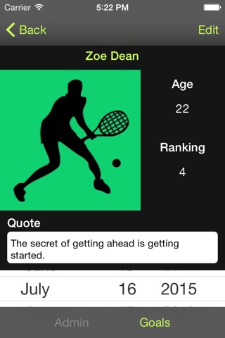 MHS Tennis Goal Setting screenshot 4