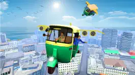 Game screenshot Futuristic Flying tuk tuk rickshaw simulator 3D hack