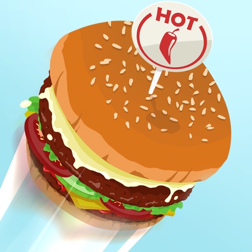 Sky High Burger Bounce: Fast Food Jump Icon