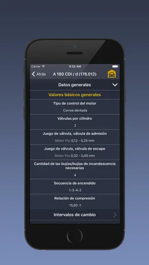 Captura de pantalla de TechApp Para Mercedes en iPhone 4