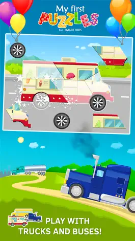 Game screenshot Trucks and Car Jigsaw Puzzles for Toddlers Free mod apk