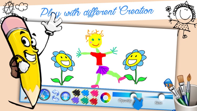 Baby Canvas Scribble Drawing Book - Easy Drawing & Coloring Ideas For Toddler Kids