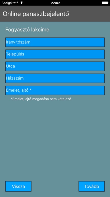 Fogyasztóvédelmi panaszbeküldő