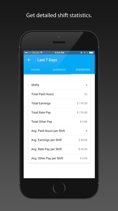 Shift Organizer - Easily plan and track shift work iPhone screenshot 5 - Business app
