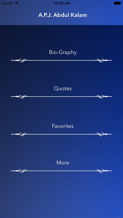 Screenshot #1 pour Abdul Kalam Quotes