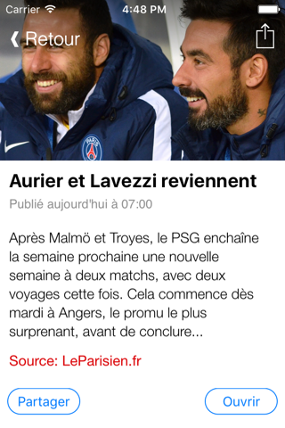 Paris News : Actualité Foot, Mercato, Vidéos screenshot 3