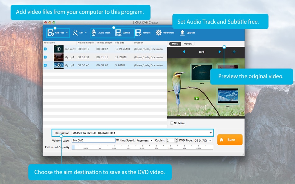 1-Click DVD Creator-Burn/Make - 3.2.15 - (macOS)