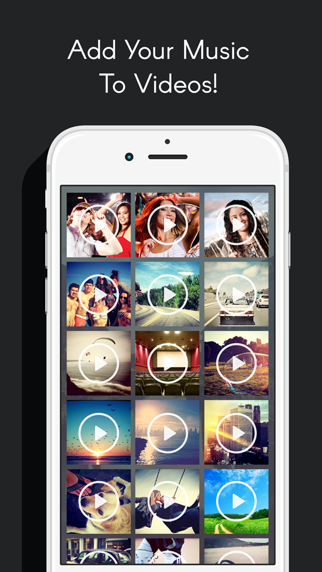 Add Videos to Music - Merge background audio movie maker and video editor free