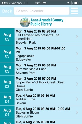 Anne Arundel County Library screenshot 4